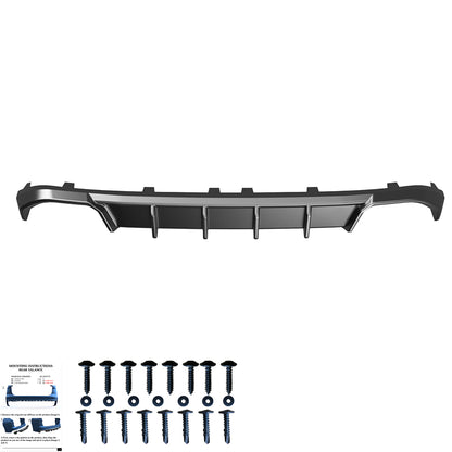 Heckschürze passend für BMW 4er G26 Grand Coupe M-Pack / M440i 2021+ Hochglanz Schwarz