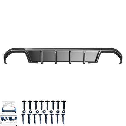 Heckschürze passend für BMW 4er G26 Grand Coupe M-Pack / M440i 2021+ Hochglanz Schwarz