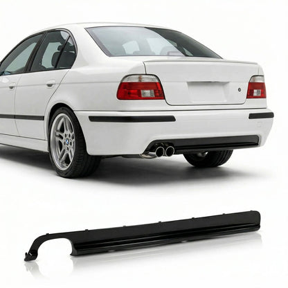 Heckstoßstange Diffusor Hochglanz Schwarz passend für BMW 5er E39 1995-2003