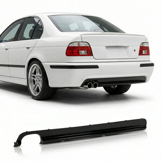Heckstoßstange Diffusor Hochglanz Schwarz passend für BMW 5er E39 1995-2003