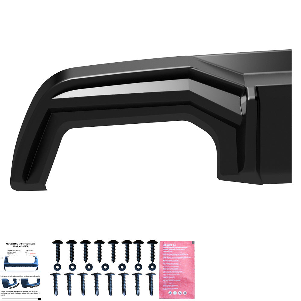 Heckdiffusor passend für CUPRA Formentor Mk1 / Mk1 Facelift 2020+ v2 Hochglanz Schwarz
