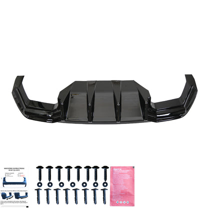 Heckdiffusor passend für CUPRA Formentor Mk1 / Mk1 Facelift 2020+ v2 Hochglanz Schwarz