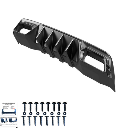 Heckdiffusor passend für CUPRA Leon Mk1 / Mk1 Facelift 2020+ Hochglanz Schwarz