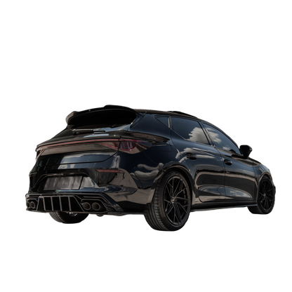 Heckdiffusor passend für CUPRA Leon Mk1 / Mk1 Facelift 2020+ Hochglanz Schwarz