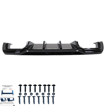 Heckdiffusor passend für CUPRA Formentor Mk1 Facelift 2024+ v2 Hochglanz Schwarz
