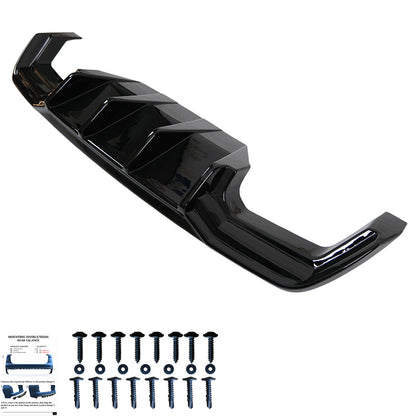 Heckdiffusor passend für CUPRA Formentor Mk1 Facelift 2024+ v2 Hochglanz Schwarz