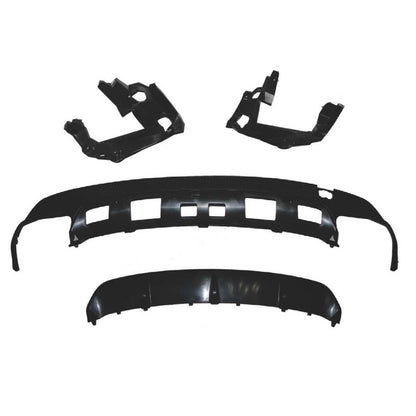 Heckstoßstange Diffusor Matt Schwarz passend für Mercedes CLA C117 X117 2013-2016