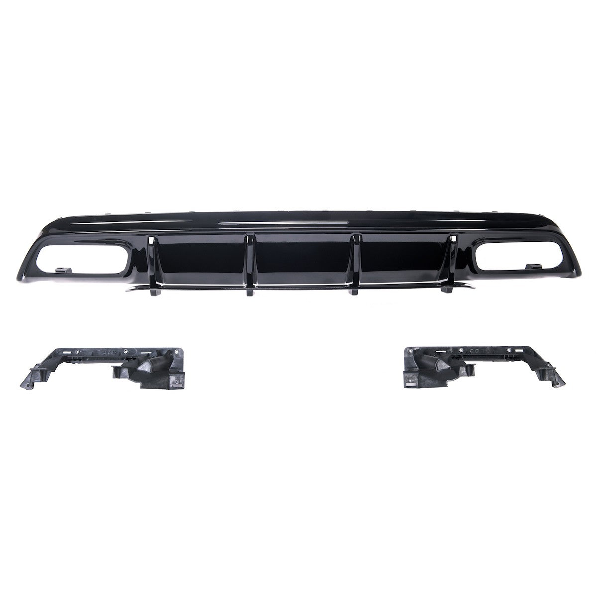 Heckstoßstange Diffusor Hochglanz Schwarz passend für Mercedes A-Klasse W176 2013-2015
