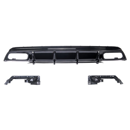 Heckstoßstange Diffusor Hochglanz Schwarz passend für Mercedes A-Klasse W176 2013-2015