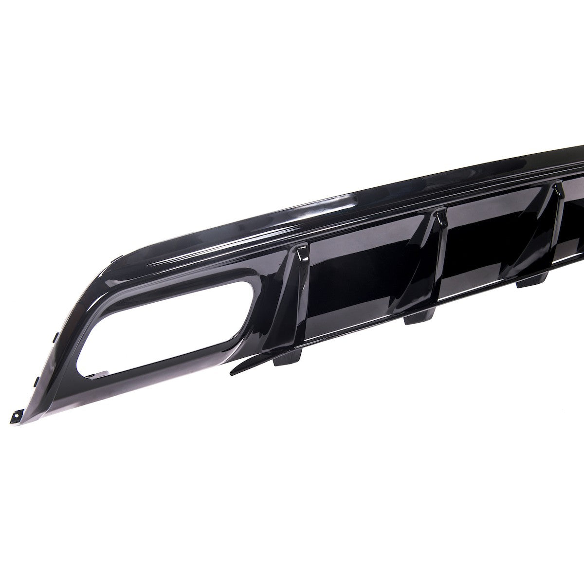 Heckstoßstange Diffusor Hochglanz Schwarz passend für Mercedes A-Klasse W176 2013-2015