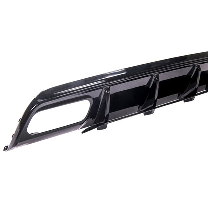 Heckstoßstange Diffusor Hochglanz Schwarz passend für Mercedes A-Klasse W176 2013-2015