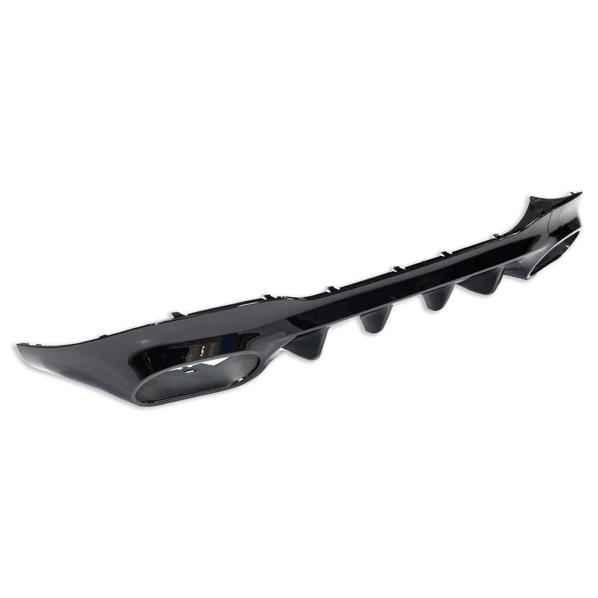 Heckstoßstange Diffusor Hochglanz Schwarz passend für Mercedes CLA C118 2019-2024