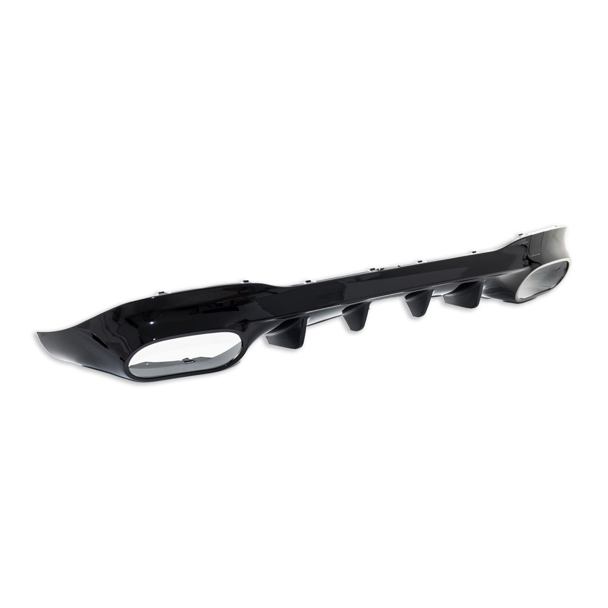 Heckstoßstange Diffusor Hochglanz Schwarz passend für Mercedes CLA C118 2019-heute