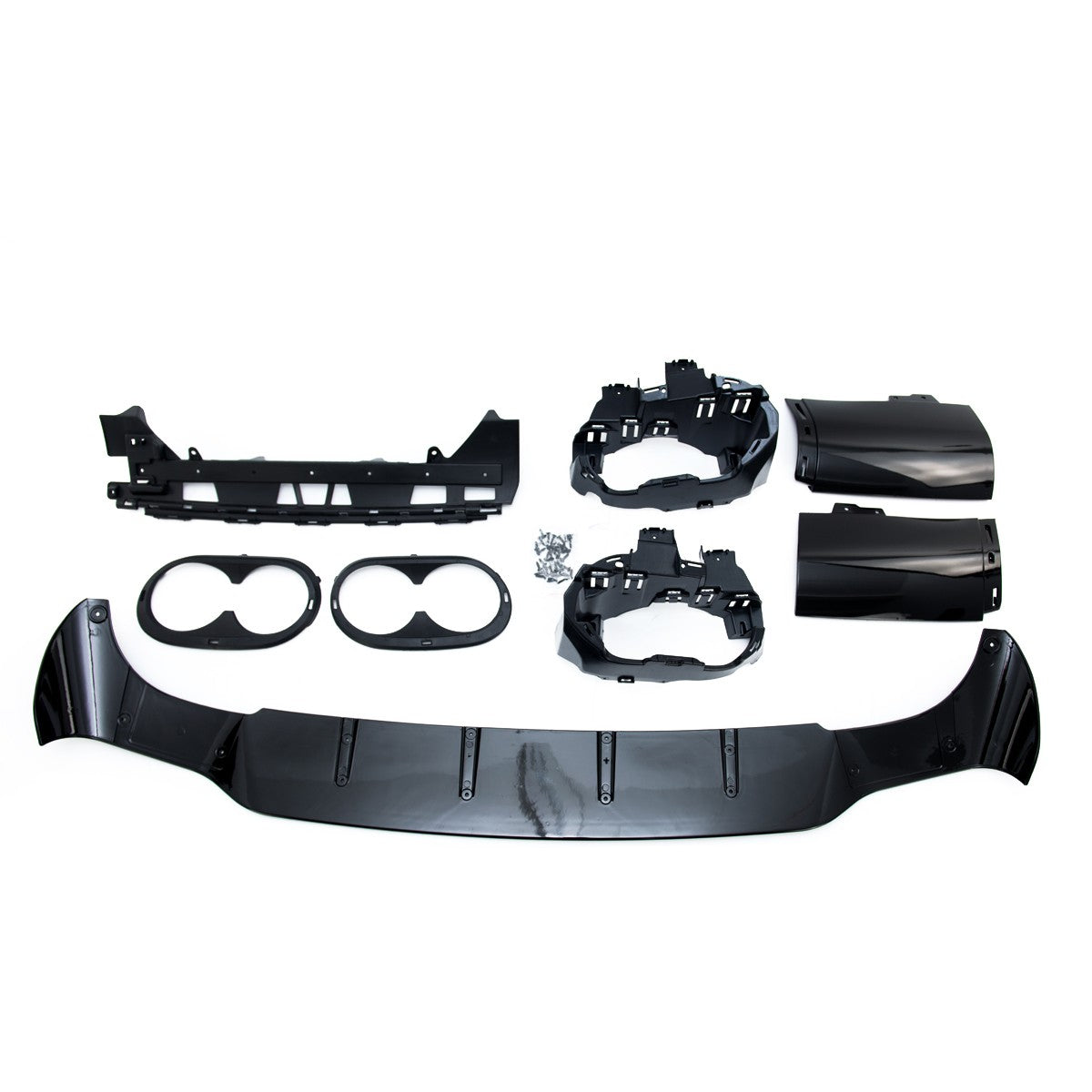 Heckstoßstange Diffusor Hochglanz Schwarz passend für Mercedes CLA C118 2019-heute