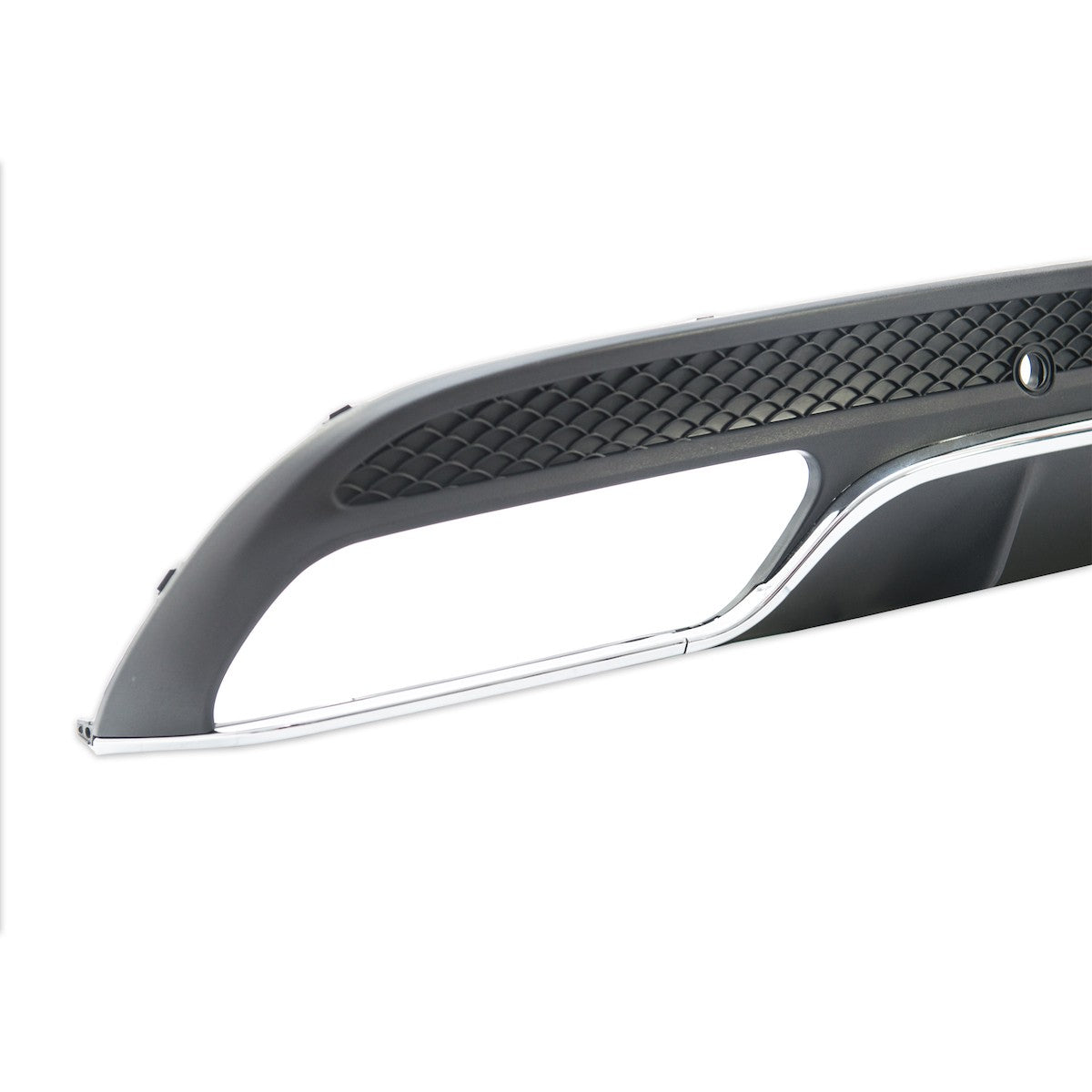 Heckdiffusor Silber passend für Mercedes C-Klasse W205 S205 2013-2021