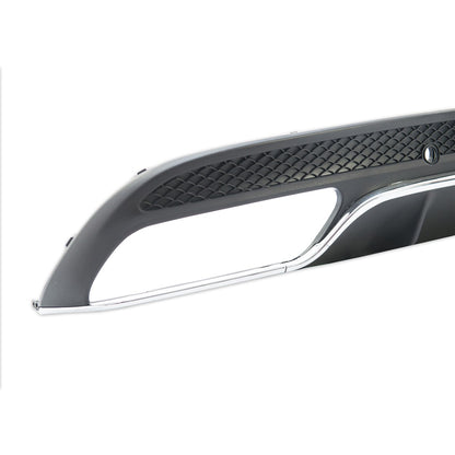 Heckdiffusor Silber passend für Mercedes C-Klasse W205 S205 2013-2021