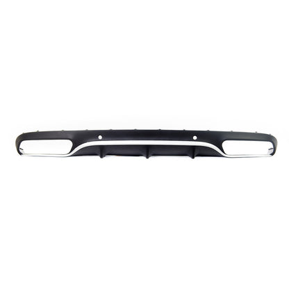 Sport Heckspoiler Diffusor Silber passend für Mercedes C-Klasse C205 A205 15-23