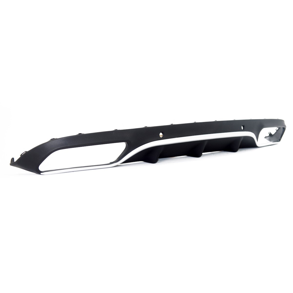 Sport Heckspoiler Diffusor Silber passend für Mercedes C-Klasse C205 A205 15-23