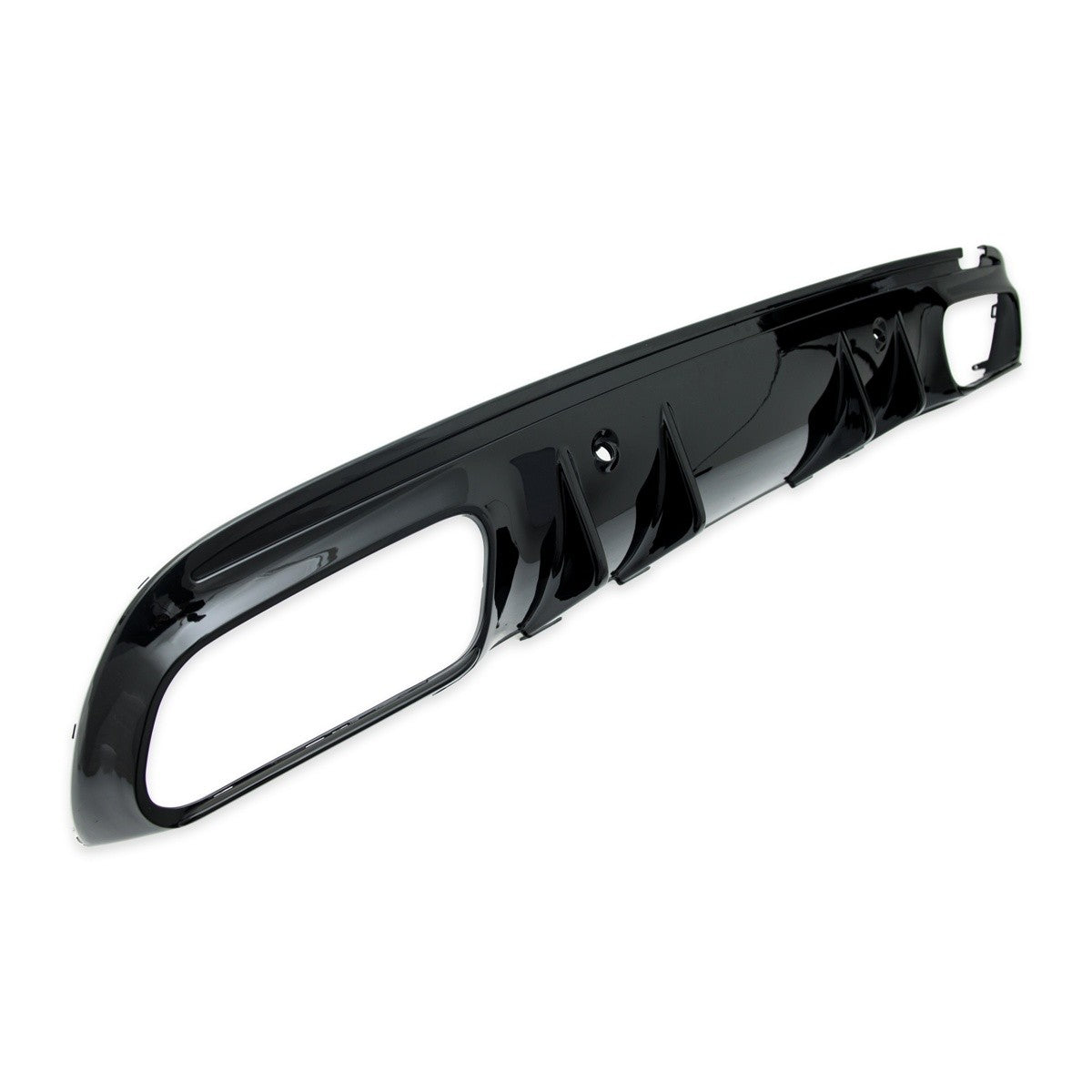 Heckdiffusor Hochglanz Schwarz passend für Mercedes C-Klasse W205 2015-2021
