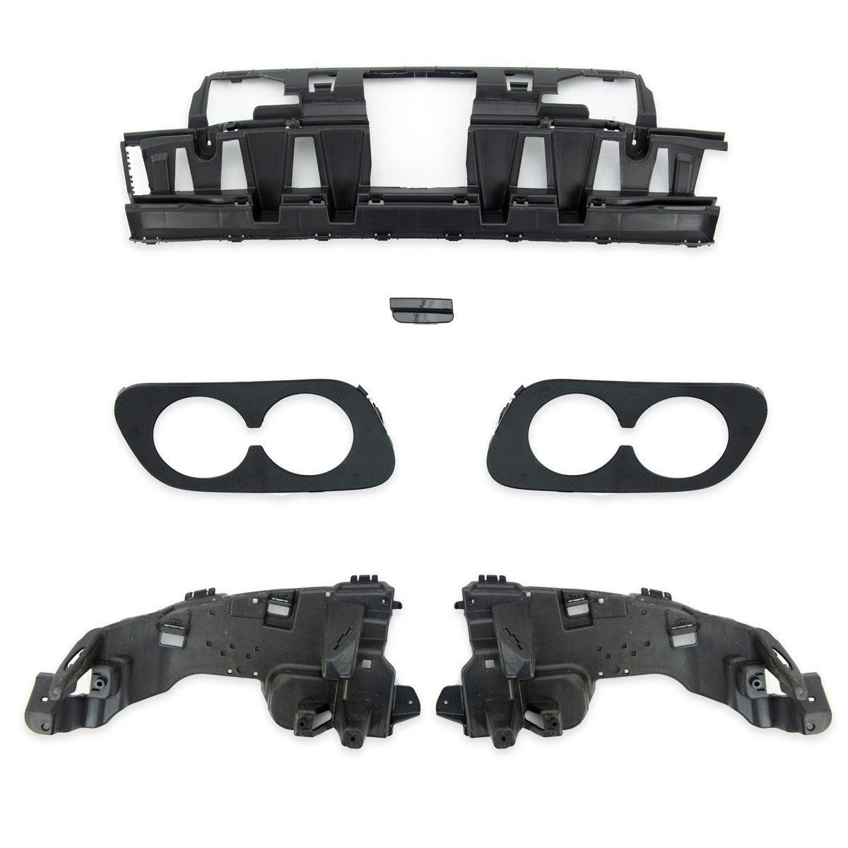 Heckdiffusor Hochglanz Schwarz passend für Mercedes C-Klasse W205 2015-2021