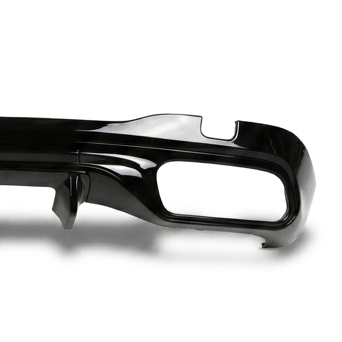 Heckdiffusor mit schwarzen Auspuffendrohren passend für Mercedes C-Klasse W206 S206 2021+
