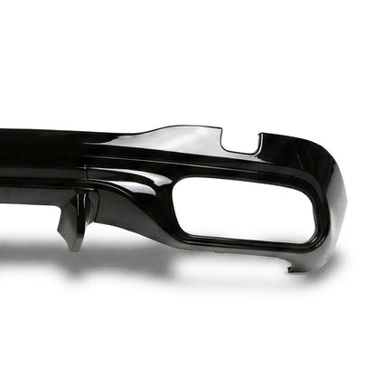 Heckdiffusor mit schwarzen Auspuffendrohren passend für Mercedes C-Klasse W206 S206 2021+