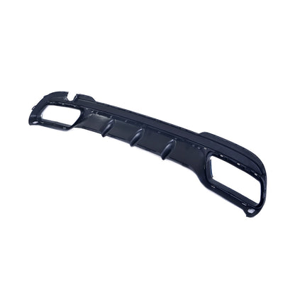 Heckstoßstange Diffusor Schwarz & Chrom passend für Mercedes E-Klasse W212 2013-2016