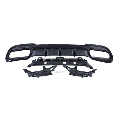 Heckstoßstange Diffusor Schwarz passend für Mercedes E-Klasse W212 Limousine 2013-2016