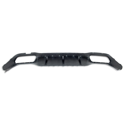 Heckstoßstange Diffusor Hochglanz Schwarz passend für Mercedes E-Klasse W213 2016-2020