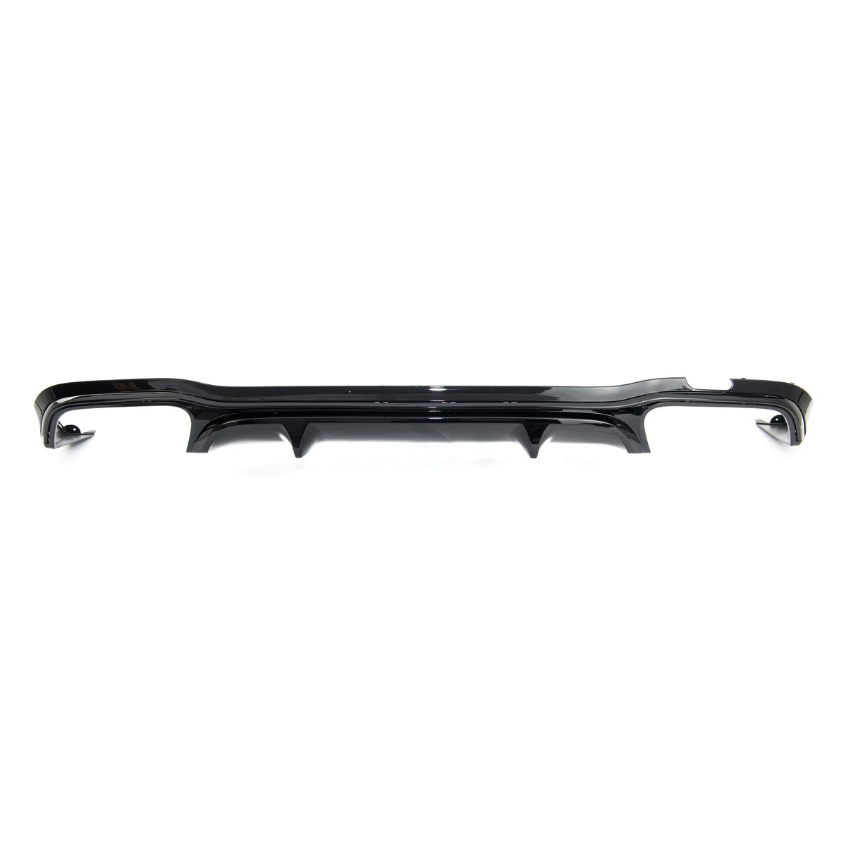 Heckstoßstange Diffusor Hochglanz Schwarz Rund passend für Mercedes E-Klasse W213 2016-2023