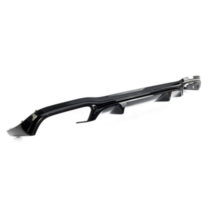 Heckstoßstange Diffusor Hochglanz Schwarz Rund passend für Mercedes E-Klasse W213 2016-2023