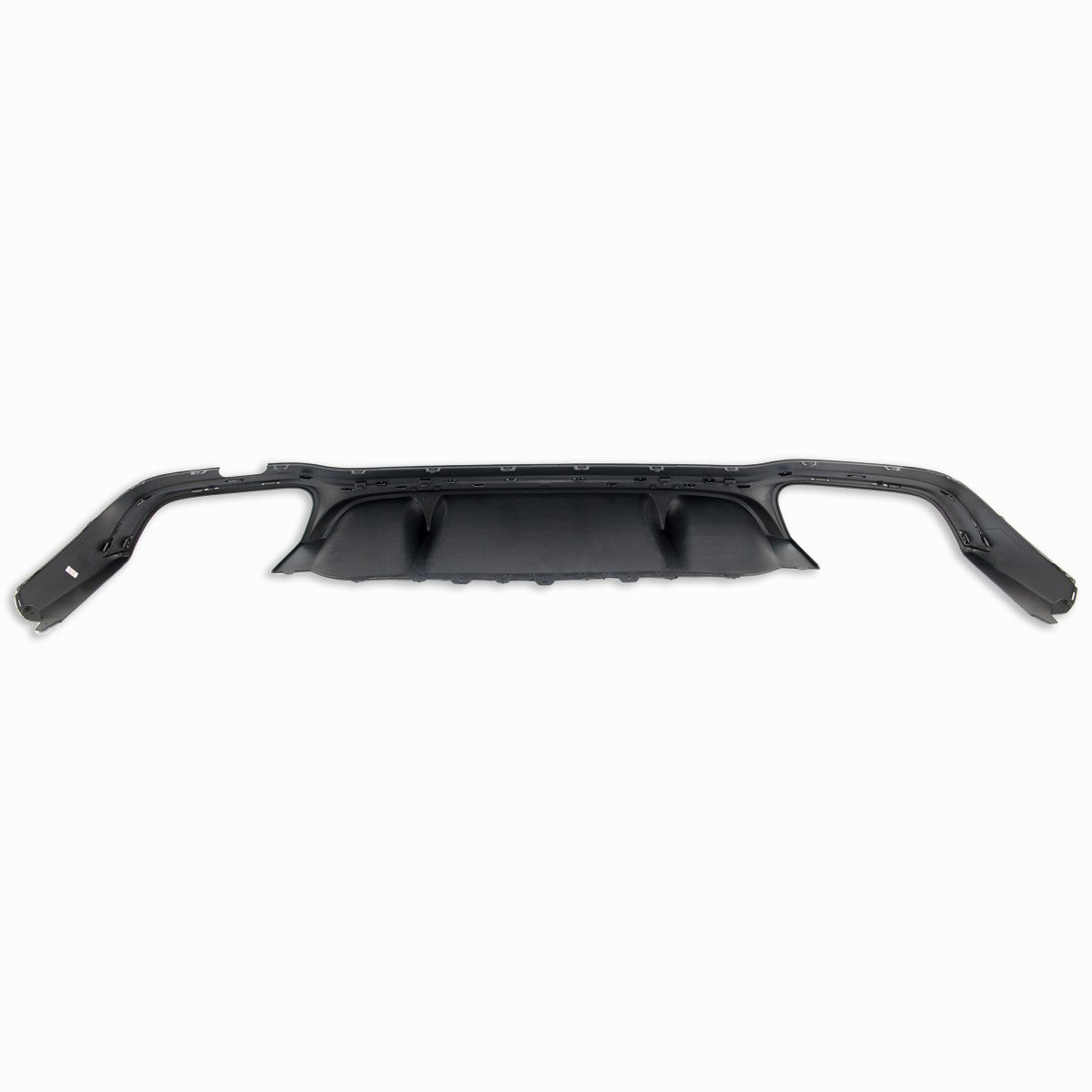 Heckstoßstange Diffusor Hochglanz Schwarz Rund passend für Mercedes E-Klasse W213 2016-2023