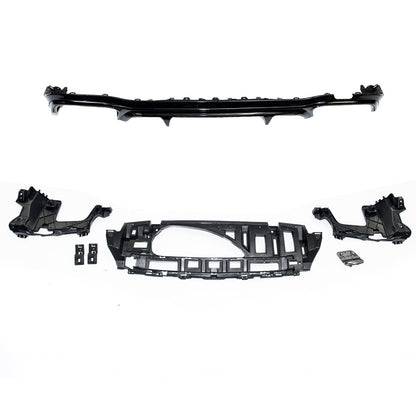 Heckstoßstange Diffusor Hochglanz Schwarz passend für Mercedes E-Klasse W213 2016-2023