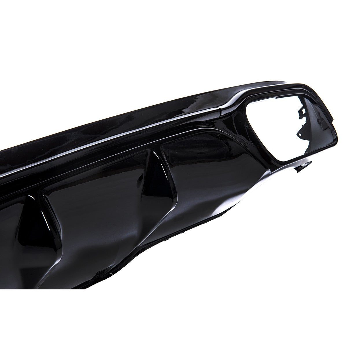 Heckstoßstange Diffusor Schwarz passend für Mercedes E-Klasse W213 S213 2016-2023