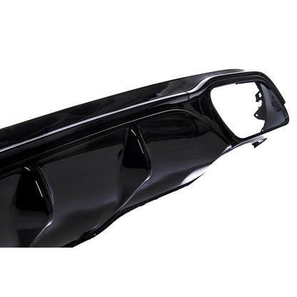 Heckstoßstange Diffusor Schwarz passend für Mercedes E-Klasse W213 S213 2016-2023