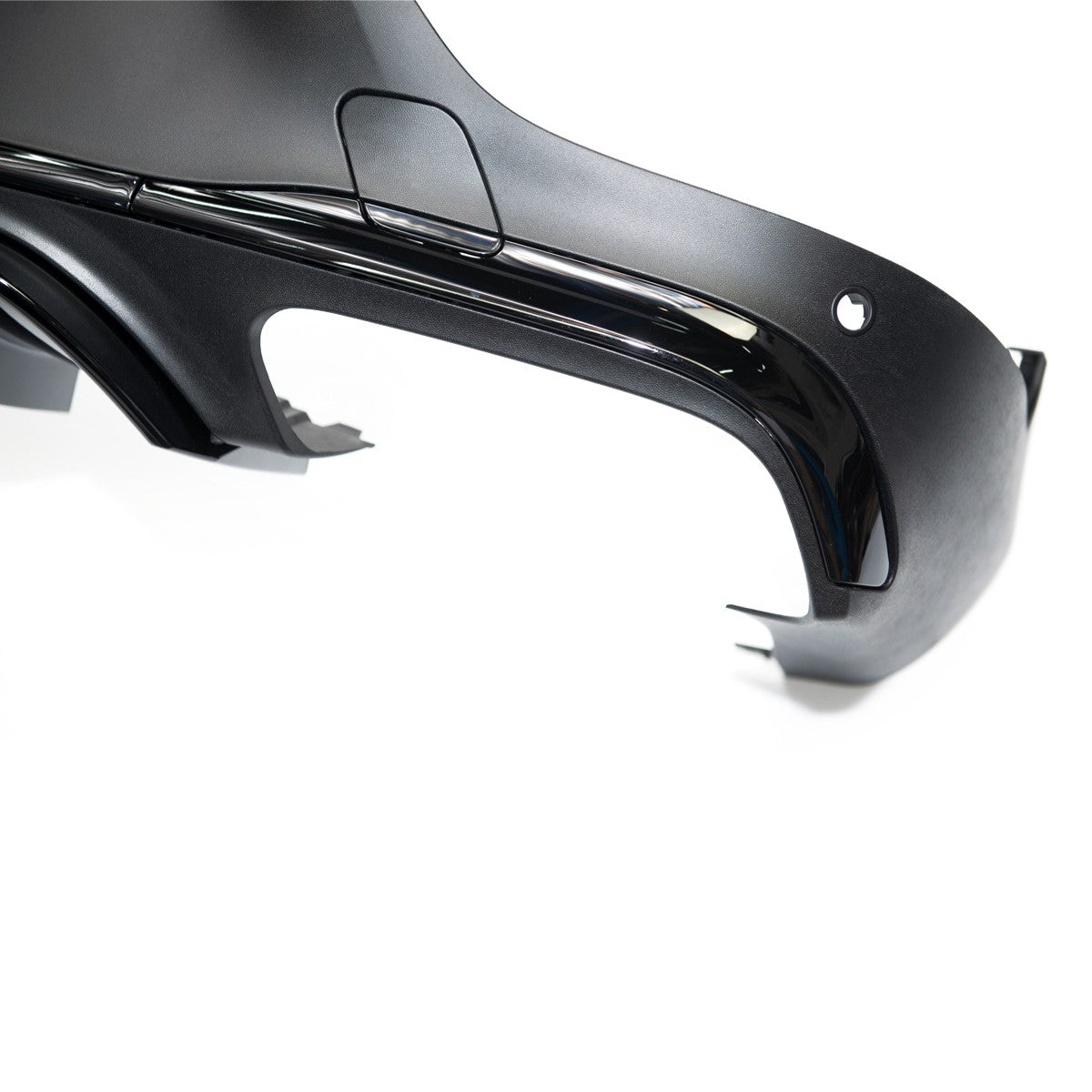 Heckstoßstange Diffusor Schwarz passend für Mercedes GLC Coupé C253 2020-2023
