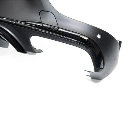 Heckstoßstange Diffusor Schwarz passend für Mercedes GLC Coupé C253 2020-2023