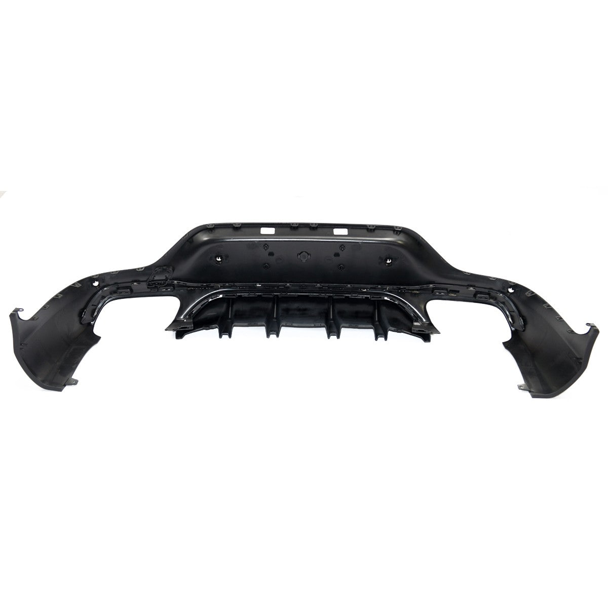 Heckstoßstange Diffusor Schwarz passend für Mercedes GLC Coupé C253 2020-2023