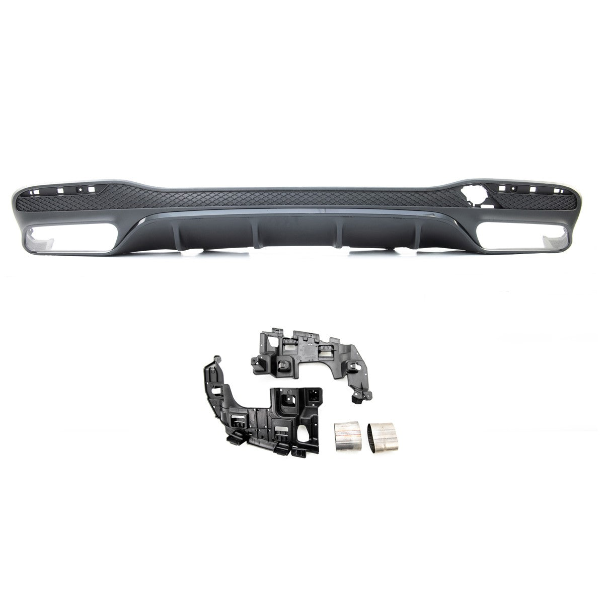 Heckdiffusor Schwarz passend für Mercedes GLE SUV (W166) 2015-2018