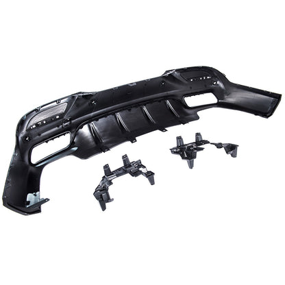 Heckstoßstange Diffusor Schwarz passend für Mercedes GLE Coupé C292 2015-2019