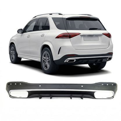 Sport Heckdiffusor Silber passend für Mercedes GLE V167 2018-heute