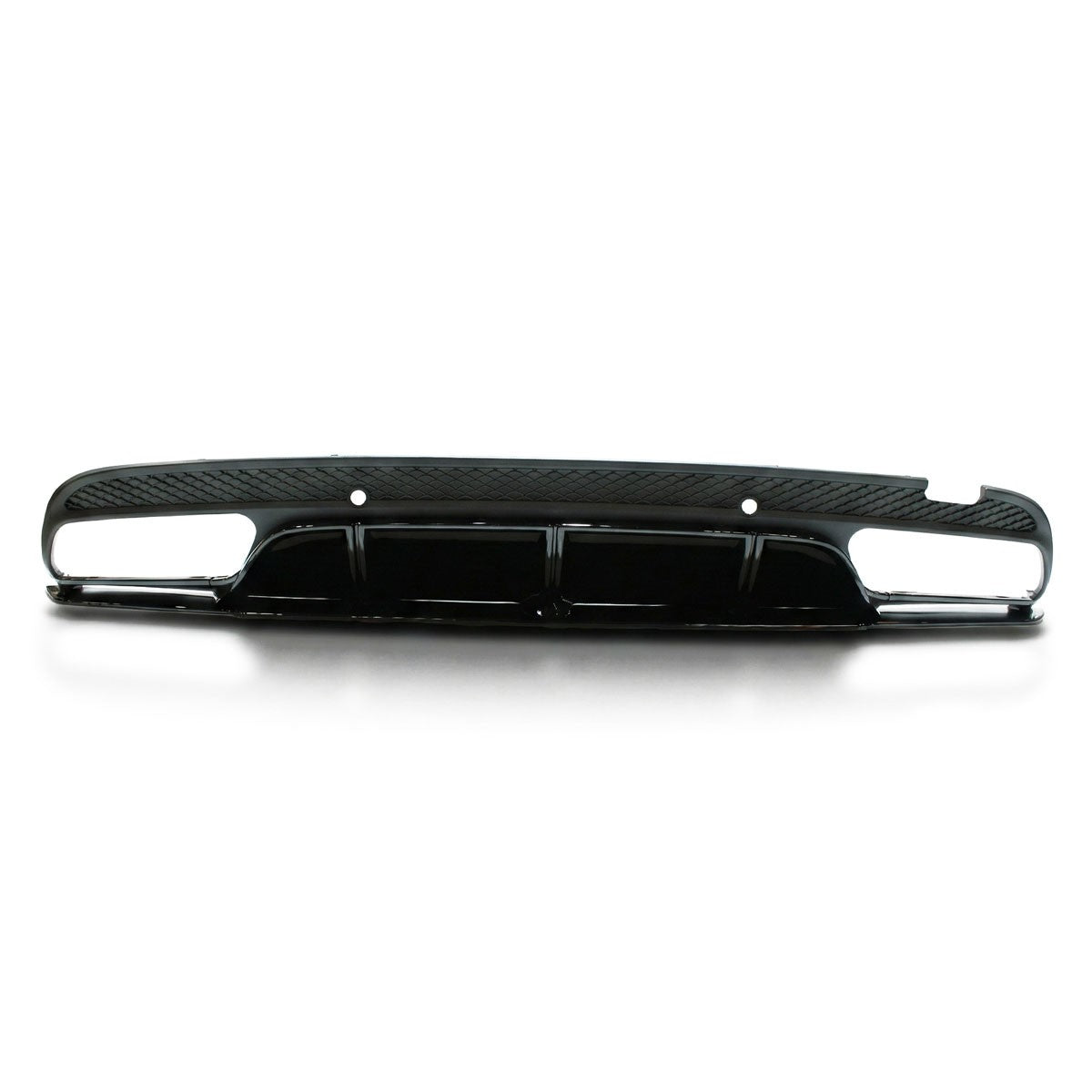 Heckstoßstange Diffusor mit schwarzen Endrohren passend für Mercedes C-Klasse W205 S205 2013-2021