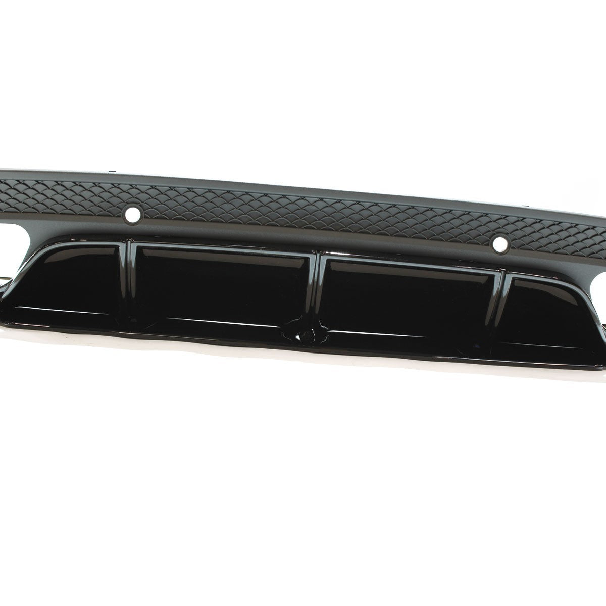 Heckstoßstange Diffusor mit schwarzen Endrohren passend für Mercedes C-Klasse W205 S205 2013-2021