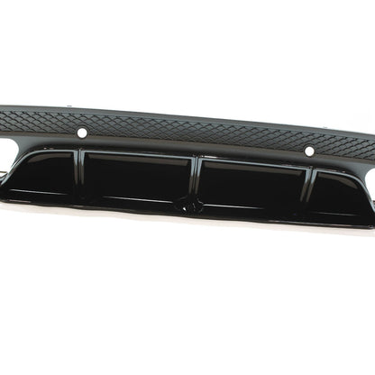 Heckstoßstange Diffusor mit schwarzen Endrohren passend für Mercedes C-Klasse W205 S205 2013-2021
