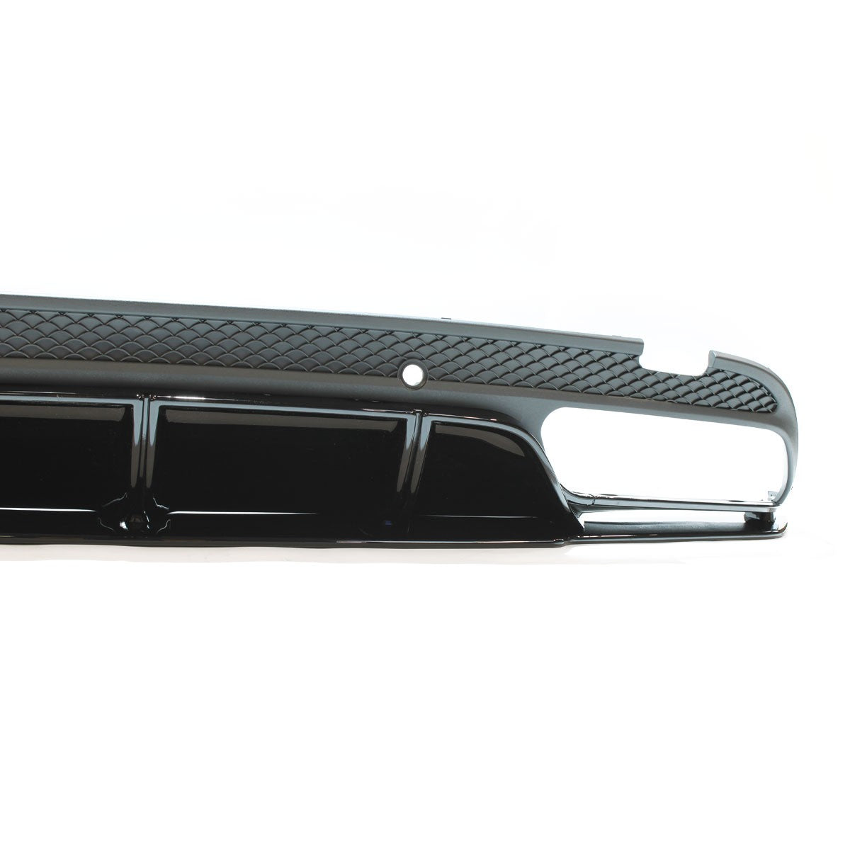 Heckstoßstange Diffusor mit schwarzen Endrohren passend für Mercedes C-Klasse W205 S205 2013-2021