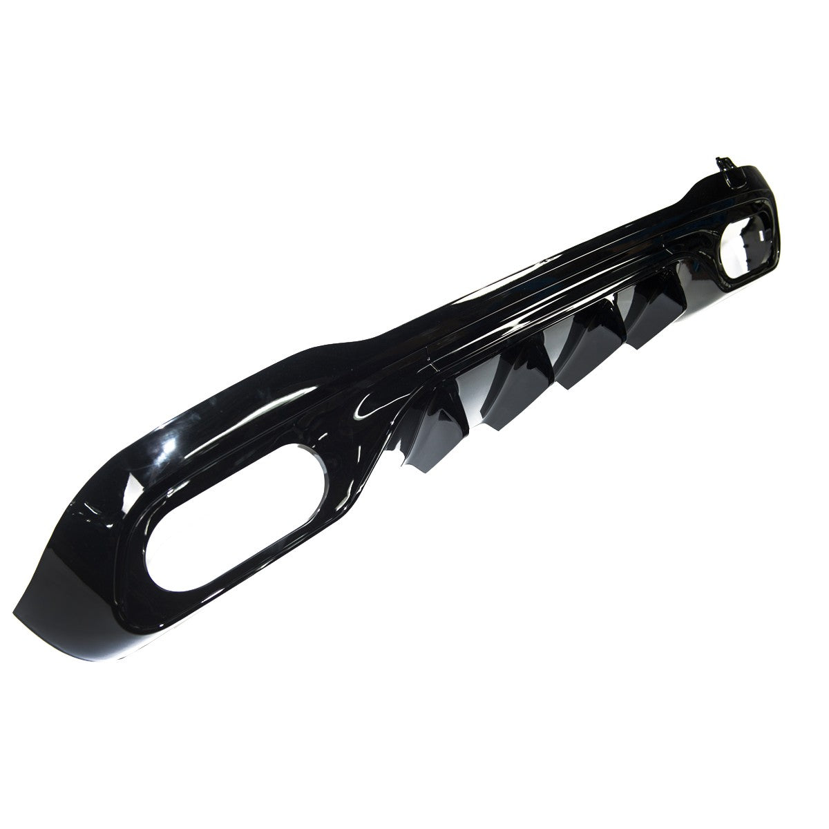 Heckstoßstange Diffusor mit schwarzen Endrohren passend für Mercedes C-Klasse W206 2021-