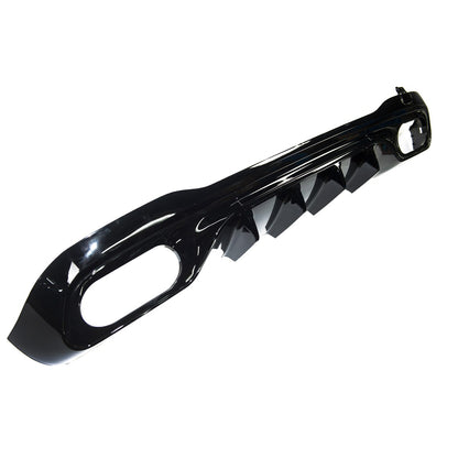 Heckstoßstange Diffusor mit schwarzen Endrohren passend für Mercedes C-Klasse W206 2021-