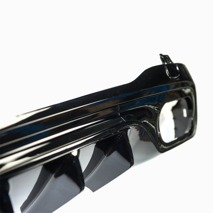 Heckstoßstange Diffusor mit schwarzen Endrohren passend für Mercedes C-Klasse W206 2021-