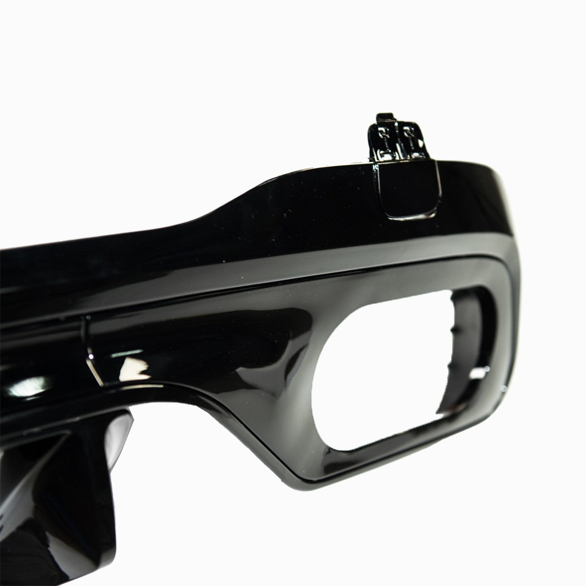 Heckstoßstange Diffusor mit schwarzen Endrohren passend für Mercedes C-Klasse W206 2021-