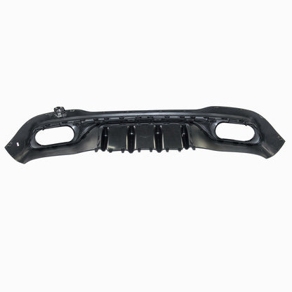 Heckstoßstange Diffusor mit schwarzen Endrohren passend für Mercedes C-Klasse W206 2021-